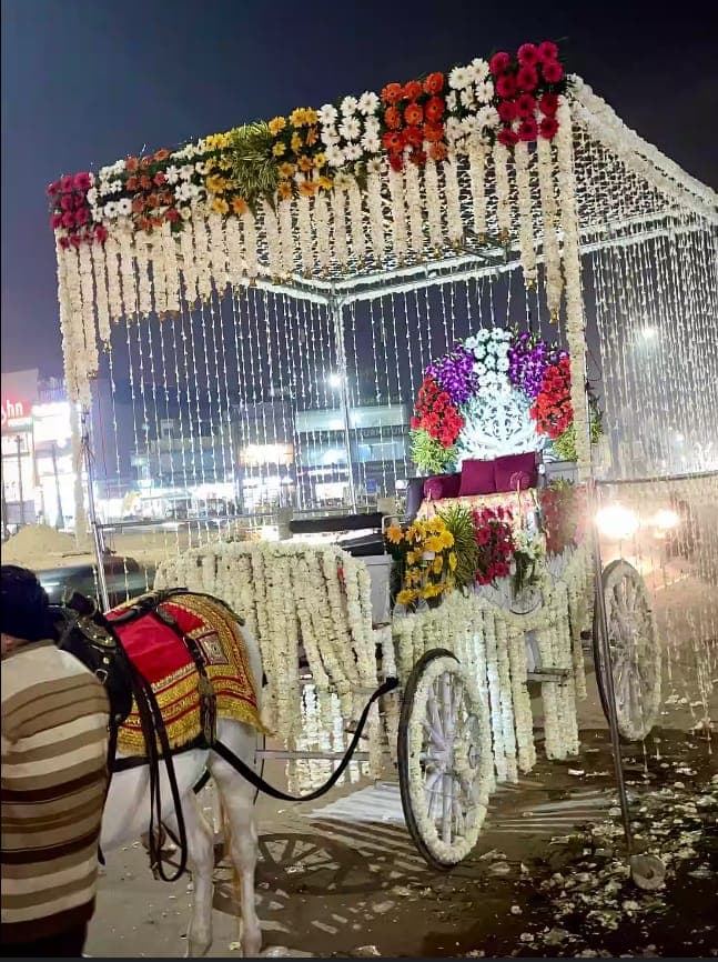 Floral Chattar Decor